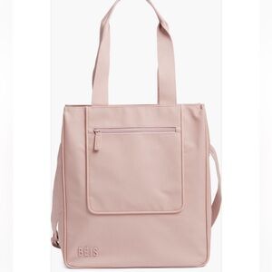 New BEIS North South Soft Pink Tote Bag god for work or travel